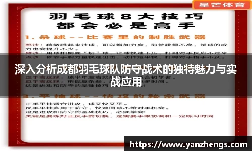 深入分析成都羽毛球队防守战术的独特魅力与实战应用
